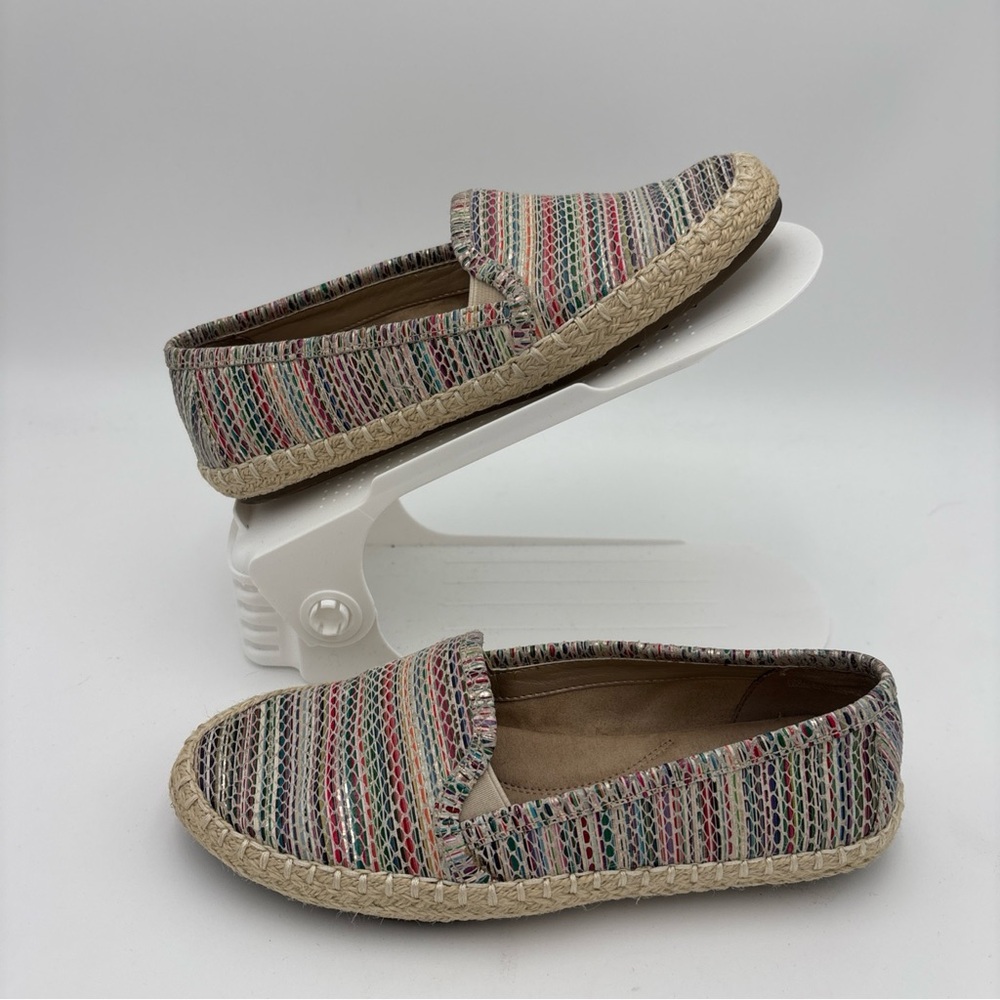 AEROSOLES Colorful Striped Espadrilles